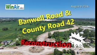 Progress on Banwell and county road 42 roundabout August 7 2024 0