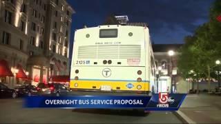 MBTA could add overnight bus service