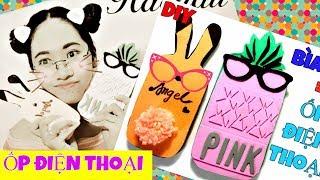  How to make a phone cover- BUNNY PHONE COVER- HA CHAU