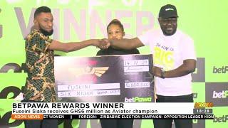 Betpawa Rewards Winner: Fuseini Siaka receives GHS6 million as Aviator champion (14-11-23)