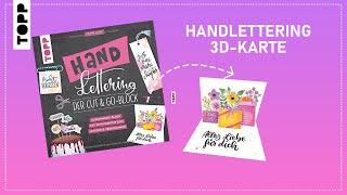 DE1Trailer | Handlettering - Der Cut & Go-Block "3D-Karte" (TOPP 4738)