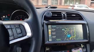 Land Rover Jaguar CarPlay Android Auto Yandex навигатор