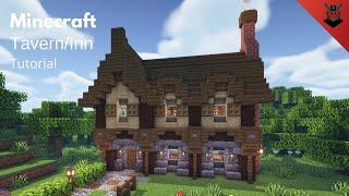 Minecraft: How to Build a Medieval Tavern/Inn [Exterior] (Tutorial)