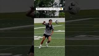 Don't you think this is a perfect side volley kick?#sidevolley #soccerskills #soccertraining
