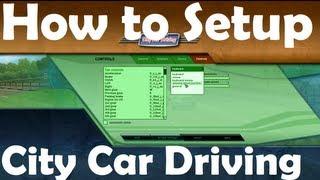 How To Setup City Car Driving 3D Instructor with Logitech G27 Racing Steering Wheel settings v1.2