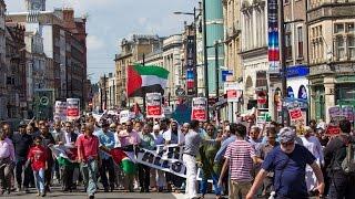 Welsh March for Gaza on Bangla TV News #FreePalestine