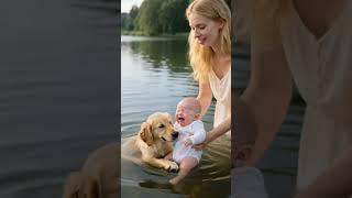 Hero Dog Saves Drowning Baby, A Miracle Unfolds | God's Blessings #faith #amen #heaven #godisgood