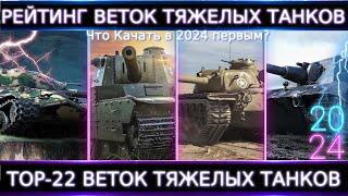 Рейтинг Веток Тяжелых Танков 2024 ТОП-22 Веток ТТ. Что входит в ТОП-5, то и качайте️