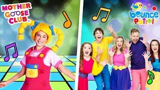 Dance Party 🪩 | Mother Goose Club Sings Bounce Patrol | Nursery Rhymes