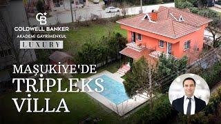 CB AKADEMİ Maşukiye'de Müstakil Havuzlu Satılık Lüks Villa