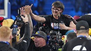 Mr.Beast посетил недавно прошедший конкурс по трёхочковым броскам NBA #usa #nba #mrbeast