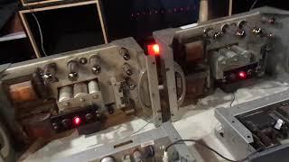 DEMO #1 OF RARE PAIR SIEMENS KLANGFILM KI. V 502 TUBE AMPLIFIERS & PREAMP KI. V410 FOR SALE