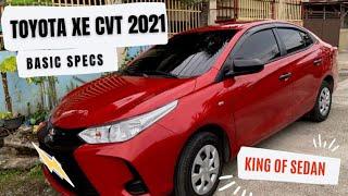 UPGRADED TOYOTA VIOS 1.3L XE CVT 2021 REVIEW | Quick Walkaround and Basic Specs