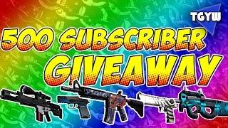 CS:GO - 500 SUBSCRIBER GIVEAWAY!!!