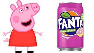 THE Peppa Pig Characters and their Favorite Drinks, Movies, and other Favorites! | Rebecca Rabbit