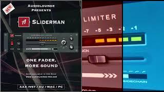 SLIDERMAN by Audiolounge. Over - Easy Compressor, Limiter VST, AU, AAX