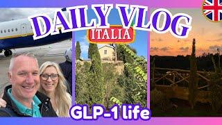 DAILY VLOG: Thursday 26th Sept - Travelling to Rome. Pre wedding BBQ meal at stunning location