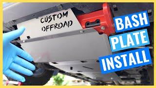 CUSTOM OFFROAD BASH PLATES | HOW TO Install | Isuzu DMAX X-Terrain | D-Max Build Series #26