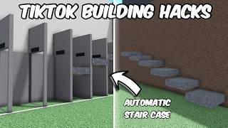 TESTING VIRAL TIKTOK BLOXBURG BUILDING HACKS PART 4