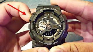 как настроить часы Casio G-Shock Protection GA-110