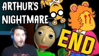 BALDI JUMPSCARE?! | Arthur's Nightmare (Nights 3 and 4) ENDING