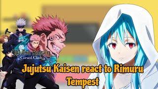 Jujutsu Kaisen React To Rimuru Tempest  || Gacha Reaction || That Time I Got Reincarnated as a Slime