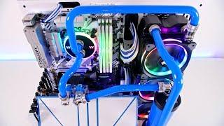 Core P3 - Project Blue Snow PC Build Time Lapse