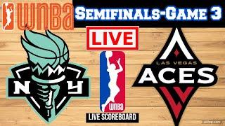 Live: New York Liberty Vs Las Vegas Aces | WNBA Semifinals | Live Scoreboard | Play By Play