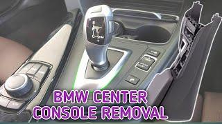 How to remove entier center console BMW F30,F31,F32,2013-2016[THE WHOLE THING ]