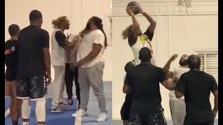 Future Almost Fights Homie After Hard Basketball Foul