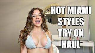 CUTEST TROPICAL VACATION CLOTHING!? | HOT MIAMI STYLES TRY ON HAUL