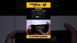 3x zero Recoil sensitivity settings pubg mobile 3x No Recoil sensitivity 3x scoop settings #pubg