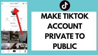 How to Make TikTok Account Private to Public (2022) | Unprivate Your Tiktok Account