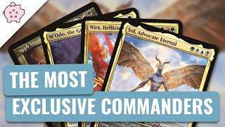 The Most Exclusive Commanders of All Time | EDH | Rare Commanders | Magic the Gathering | Commander