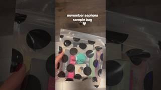 code: inthebag or gosleigh #sephora #samples #free #freemakeup #sample #sephorahaul