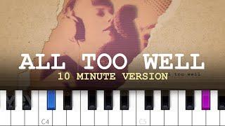 Taylor Swift - All Too Well (10 minute version)  | Piano Tutorial