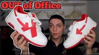 OFF-WHITE Out of Office Red White Sneaker (Review) + ON FOOT