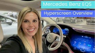 Mercedes Benz EQS Hyperscreen Overview!