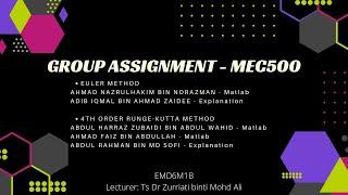 Group Assignment MEC500 - Adib, Faiz, Harraz, Nazrul, Rahman