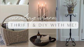 Curating "Modern Charm" / Home Decor Thrift Scores & DIYs!