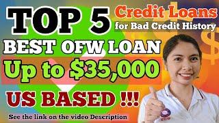 US BASED LOAN PART 2- 5 Best Bad Credit Loans: Get Personal Loans, Payday Cash & Installment Loans.