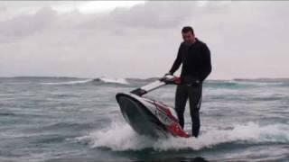 Russian oligarch Mikhail Prokhorov does Jet-Ski stunts
