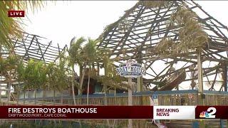 The Boathouse Tiki Bar and Grill in Cape Coral a 'total loss' after massive fire