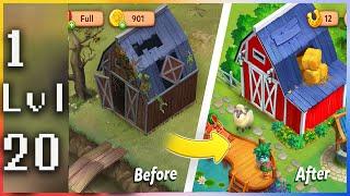 Farmscapes - Gameplay Walkthrough - Levels 1-20