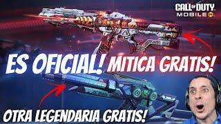 OFICIAL!! GRATIS MITICA AK-117! AMAX LEGENDARIA GRATIS! Y BASTON LEGENDARIO GRATIS!! | COD Mobile