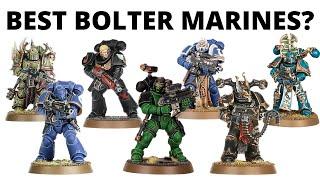 Rating all the SPACE MARINES WITH BOLTERS in Warhammer 40K