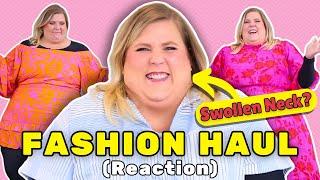 Swelling in Style and Choked by Necklines - Glitter and Lazers Clothing Haul REACTION