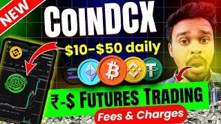 coindcx inr futures trading | daily $10-$50 Earn| coindcx me trading kaise kare | coindcx trading