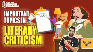 Most Important Literary Criticism Topics For UGC-NET English Literature