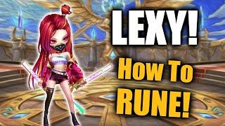 How To Rune Fire Assassin (Lexy) Summoners War